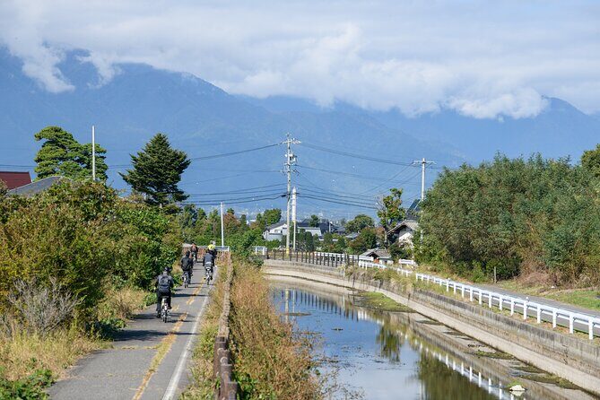 eTour de Matsumoto - Electric Bike Tour - Susuki-gawa River and Yamabe Valley Views from the Countryside
