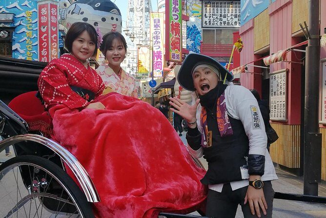 Exiting Rickshaw ride and Kimono experience - Key highlights: kimono choice, rickshaw ride, and Tsutenkaku photos
