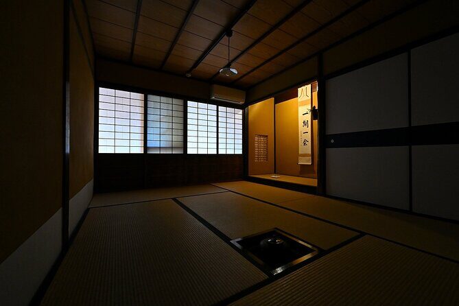 Experience a tea ceremony in an authentic tearoom, in Kyoto! - Entering a Kyoto townhouse tea room from the garden