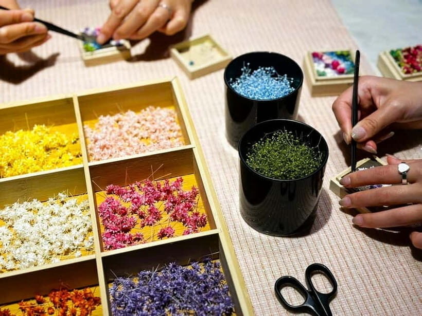 Experience Crafting a Flower-Adorned Mini Japanese Garden - English instruction and first-timer comfort