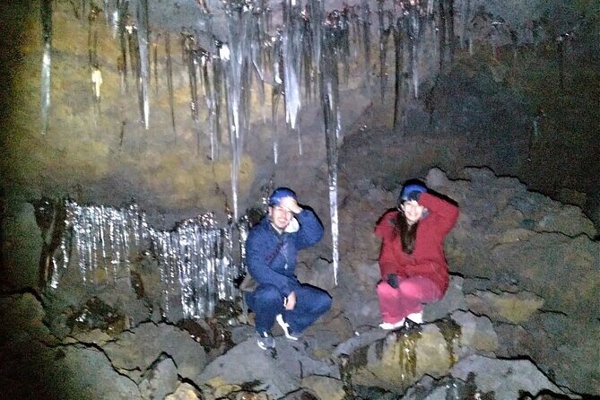 Exploring Mt Fuji Ice Cave and Sea of Trees Forest - Helmet and gloves: small inclusions that make the cave feel easier
