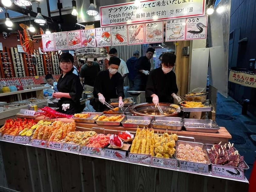 Food crawl: Discover Osaka’s soul with every step! - First Hour: Eating and Shopping Through Local Streets