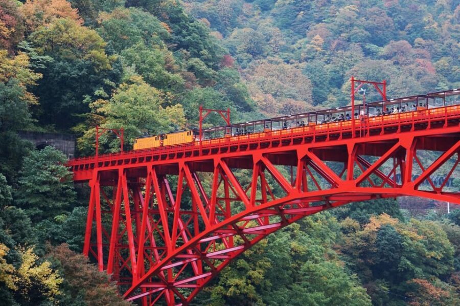 From Kanazawa: Kurobe Gorge & Unazuki Onsen Full-Day Tour - Entering Kurobe Gorge by Trolley: views you can feel