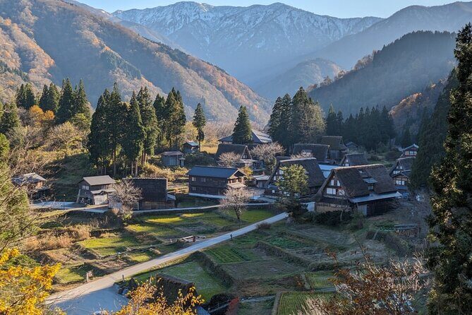 From Kanazawa: Shirakawa-go, Gokayama and Wood Carving Village - Gokayama’s Ainokura: thatched roofs plus a guide for the best photo angles