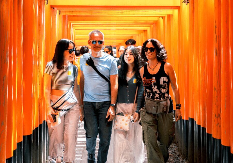 From Osaka: Sagano Train Ride and Kyoto Guided Day Tour - Fushimi Inari Shrine: torii gates, stairs, and fox statue spotting