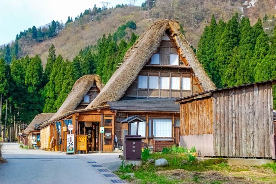 From Takayama: World Heritage Gokayama & Shirakawa-go - Suganuma: a compact village and a museum tied to gunpowder materials