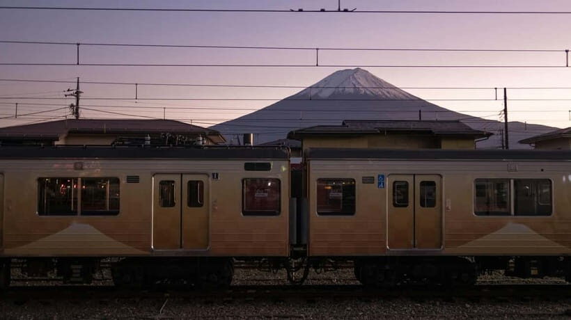 From Tokyo: 1 Full Day Mount fuji Sightseeing Trip - Oishi Park: the break with sunset timing