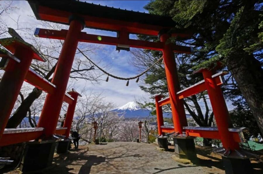 From Tokyo: Full-Day Mount Fuji Tour in English or Spanish - Chureito Pagoda: the iconic angle, with stairs or a slope
