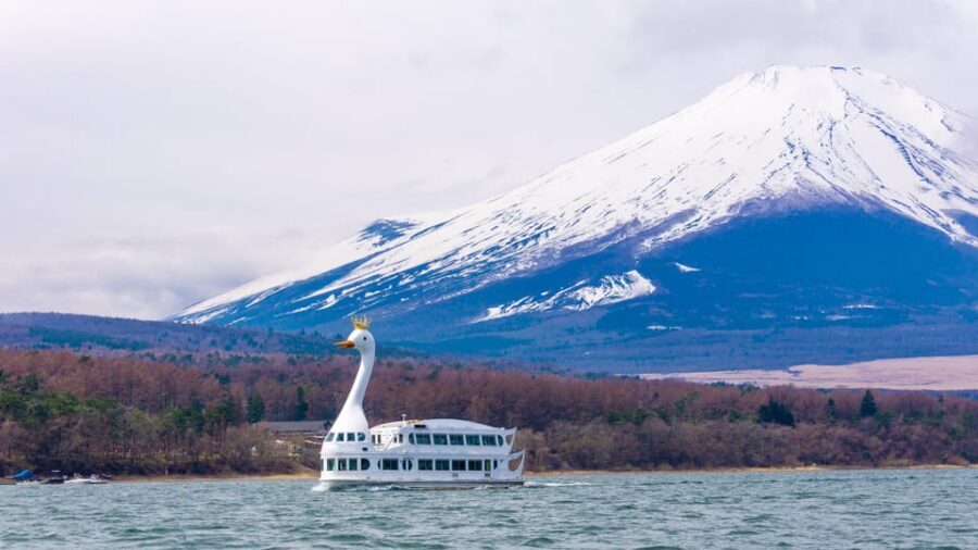 From Tokyo: Mount Fuji, Cruise and Sake Tour - Swan Boat at Lake Yamanaka: Start With Fuji, Not a Waiting Game