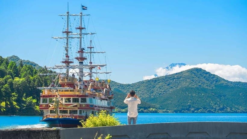 From Tokyo: Private Mt. Fuji and Hakone Tour by Car - Lake Ashi and the lakeside torii tradition