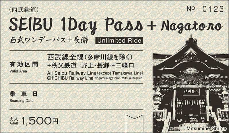 From Tokyo: Seibu Railway 1 Day Pass and Nagatoro - Price and value: what a $9 day pass really buys