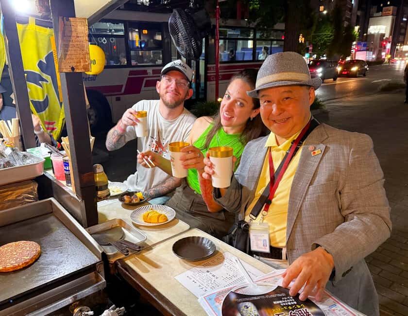 Fukuoka: Nakasu Food Stall Private Guided Tour with Tastings - Key highlights you’ll feel right away