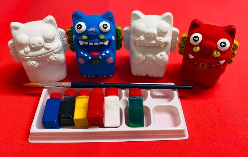 Fukuoka: Okinawa-Style Shisa Amulet Making Workshop - Entering the Tabikuru Tours workshop on Fukuoka’s 10th floor