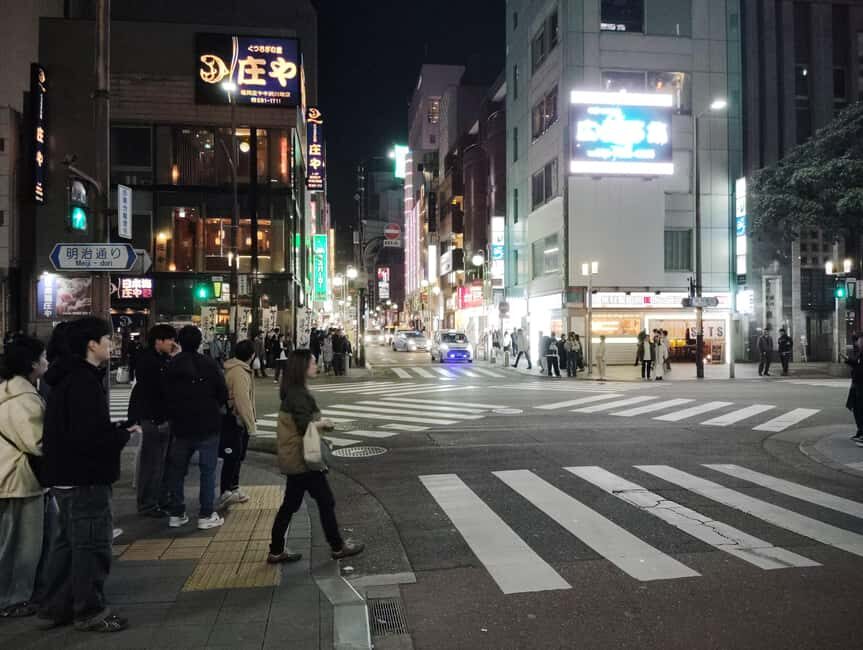 Fukuoka: Tenjin Area Drink & Food Tour with Local Guide - What you’ll see along the way: Tenjin’s seasonal street vibe