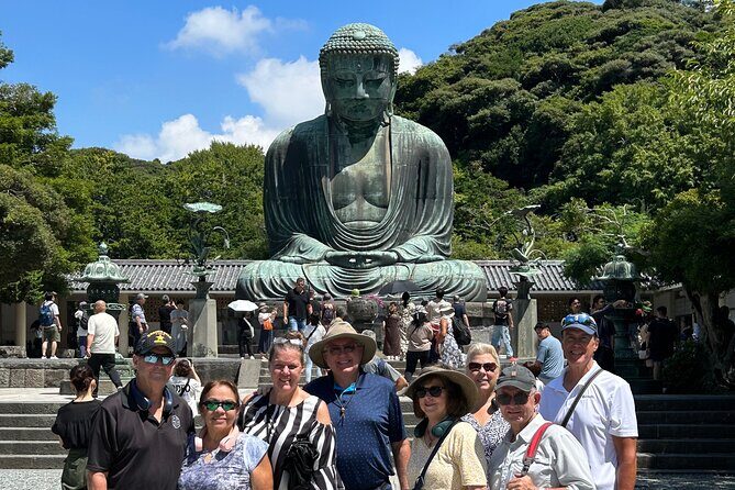 Full Day Kamakura Tour, From/To Tokyo, Yokohama, 2- 12 guests - Private Vehicle Timing Beats Packed Trains