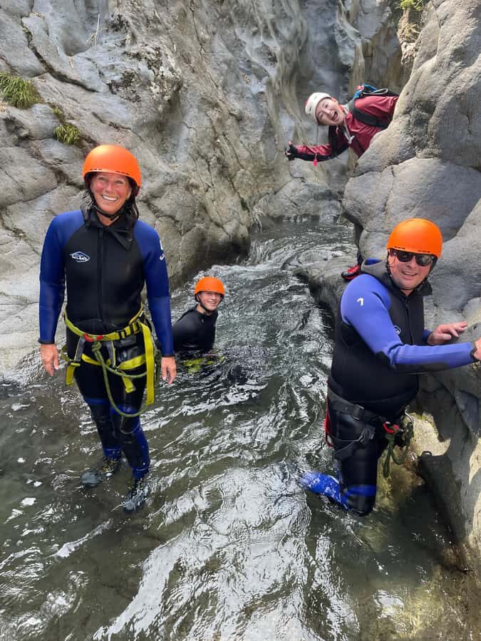 Fun Canyoning Activity at the bottom of Mt. Fuji - Safety, Guides, and the Nature Factor