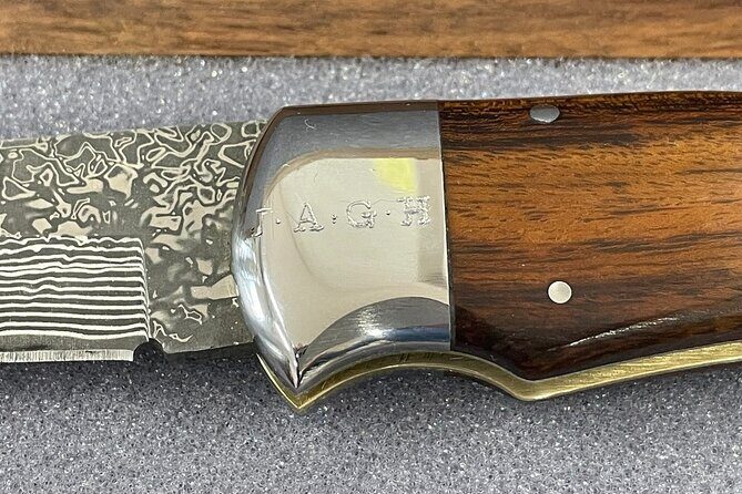 Gifu Samurai Sword Town;Japanese Damascus Knife Making Experience - What you actually do: from workshop to a signed Damascus knife