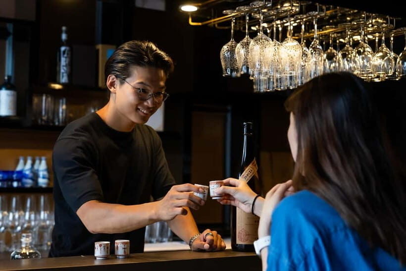 Ginza, Tokyo: Sake Experience with traditional vessels - Sake tasting in Ginza, with Tokyo Bay views