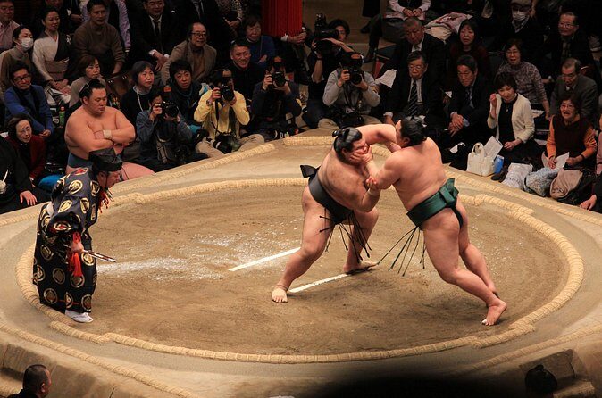 Grand Sumo Tournament Tour w/an English Guide ,Tokyo January 2026 - How the guide translates sumo: officials, kimarite, and what wins actually mean