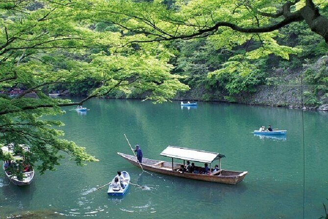 Half Day Kyoto Sagano Bamboo Grove & Arashiyama Walking Tour - Togetsukyo Bridge: photo-perfect views, then the river from yakatabune