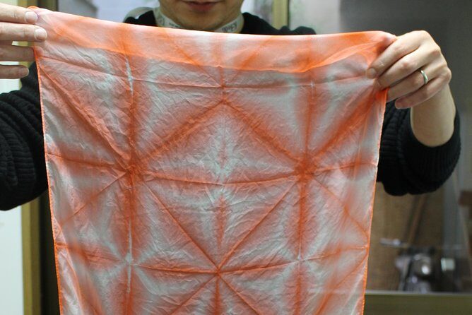 Hanakoushi cotton Scarf Class - About the finished scarf souvenir