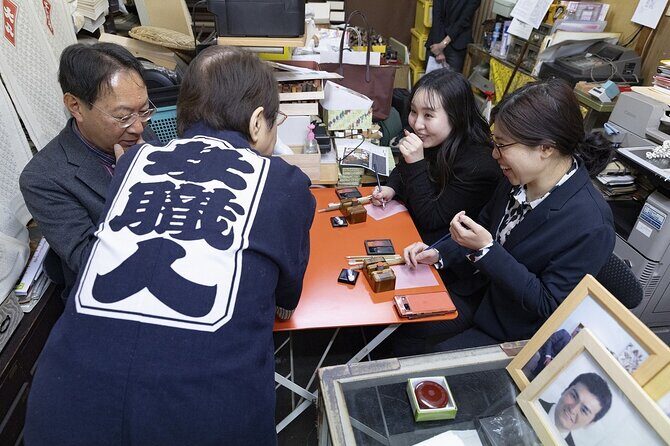 Hand-carved stamps made with craftsmen in Asakusa, Tokyo - Tools, Guidance, and Your Pace (90 to 120 Minutes)