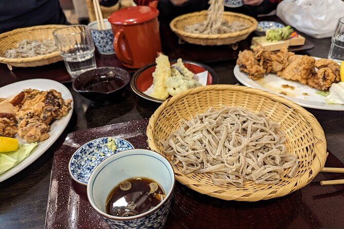 Handmade Soba Making & Fresh Wasabi Lunch - Lunch: Handmade Soba With One Extra Dish