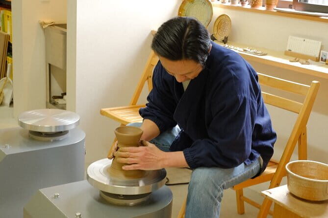 Hands On Pottery Workshop in Arima Onsen - From kneading to the wheel: how the 1.5-hour session works