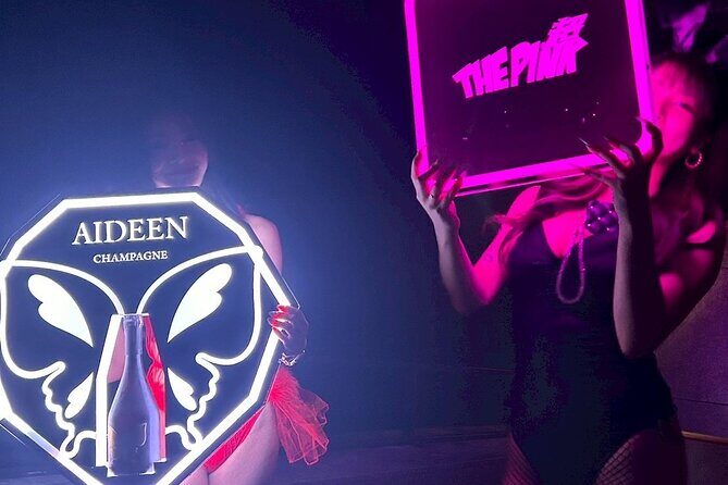 Hidden Gems and Bustling Districts of Osaka Night Tour - Stop 2: The Pink for LED Lights and Show-Forward Club Energy