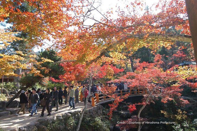 Hiroshima and Miyajima 1 Day Bus Tour - Miyajima Island and Itsukushima Shrine torii: the sea view that changes your mood