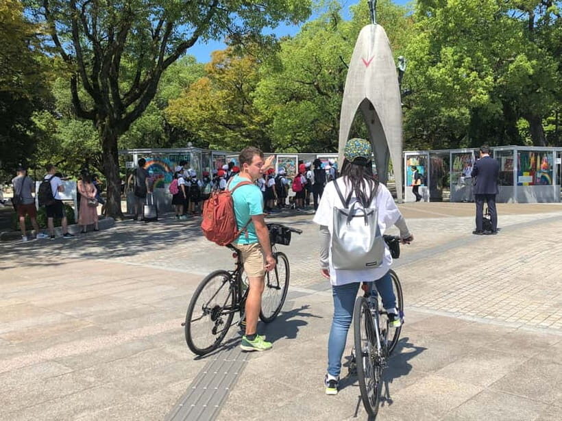 Hiroshima: City and Miyajima Bike and Boat Tour - Peace Park and Atomic Bomb Dome on two wheels: what the cycling really gives you