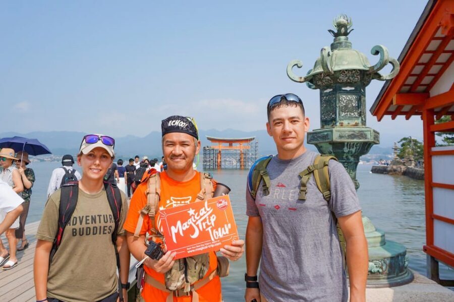 Hiroshima: Miyajima Half-day Historical Walking Tour - Getting to Miyajima: ferry views and the exact meeting-point