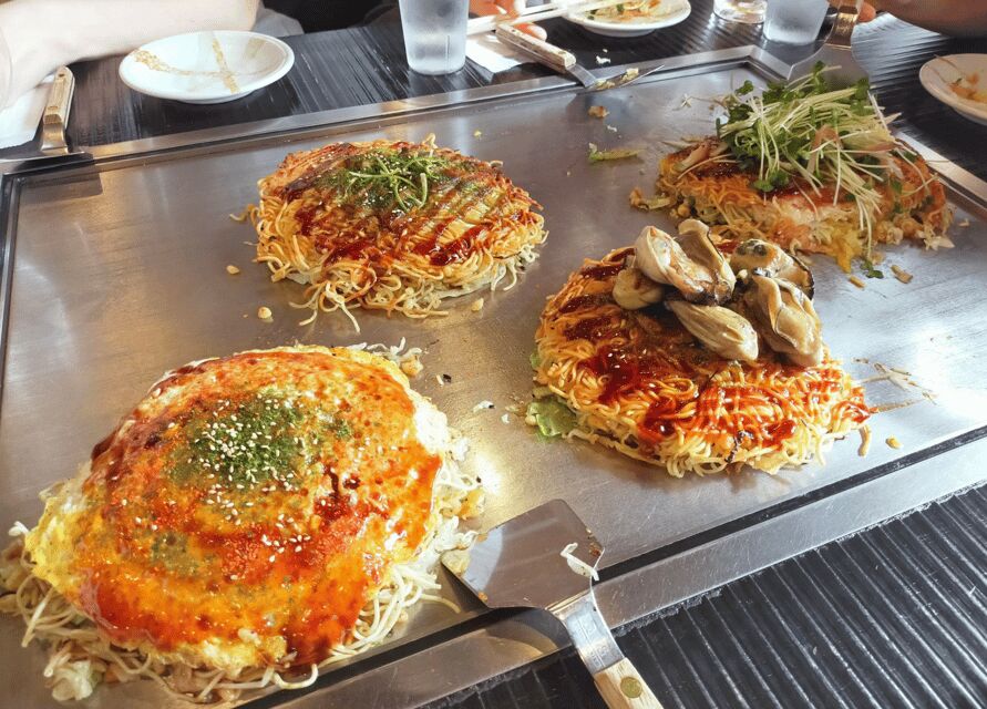Hiroshima/Miyajima Private Custom Tour with Local Guide - Food and small surprises: okonomiyaki, momiji manju, and paper cranes