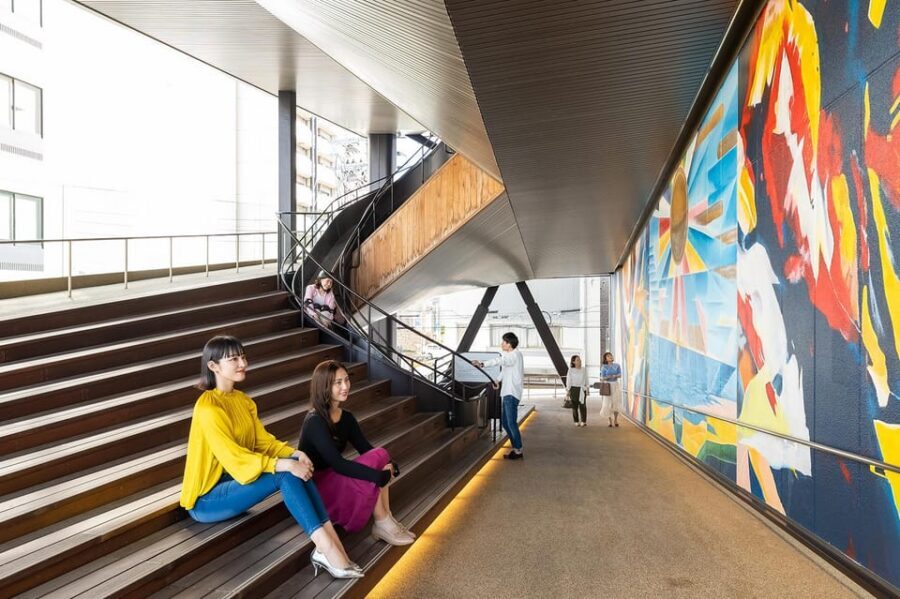 HIROSHIMA ORIZURU TOWER Admission Ticket - Spiral Slope Sampo and the 2045 Nine Hopes art project