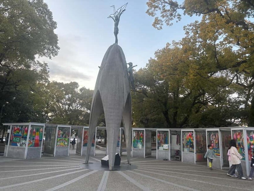 Hiroshima: Peace Memorial Park and Atomic Bomb Dome Tour - Children’s Peace Monument and Sadako Sasaki’s cranes