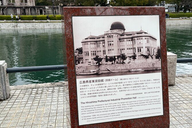 Hiroshima Private Guided Tour from Osaka or Kyoto - Peace Memorial Park: walking between the Dome and the museum
