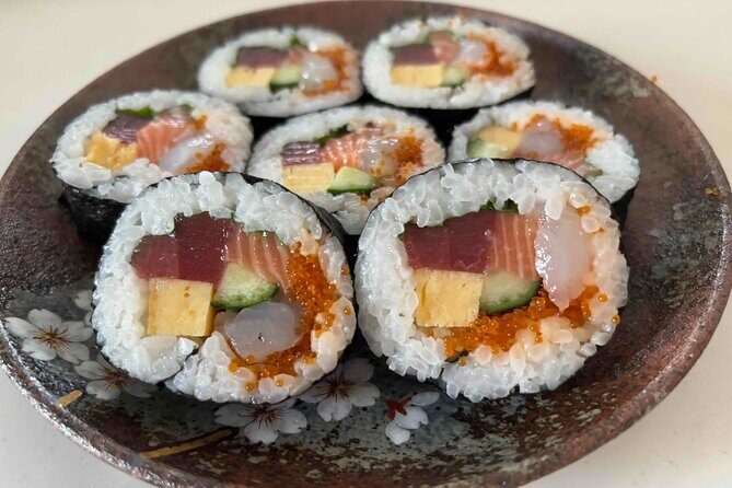 Hokkaido Seafood Sushi Rolls Experience with Matcha, in Sapporo - The Studio Setup at Tomoko’s Japanese Cooking