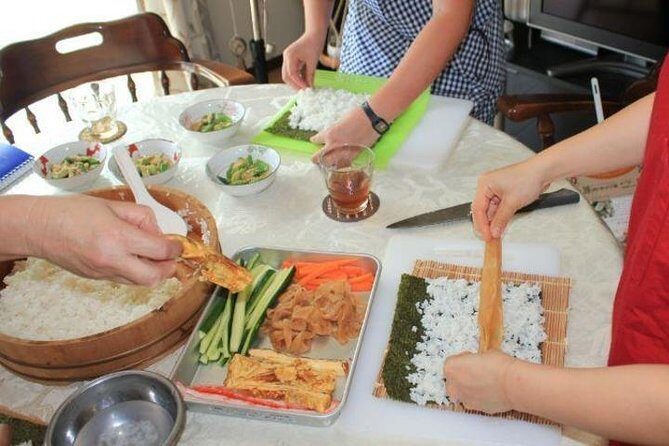 Home Made Maki Sushi Class in Fukuoka - Meet at Futaba Senior High School, then cook at the family table