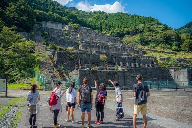 Hyogo E-Bike tour through rural Japan - Habuchi check stop: an old bridge and a quick taste of the route