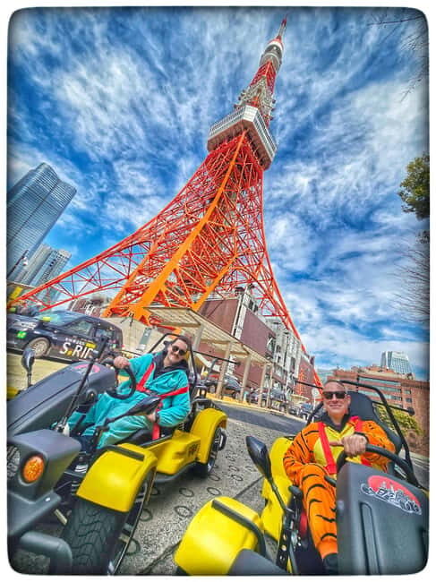 Iconic Tokyo Uptown Landmarks Go Kart Tour (120 Minutes) - Filming and photos: using the Insta360 camera option the right way