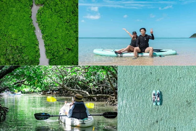 Ishigaki:Mangrove&Sea SUP/Kayak Tour with SLR&Drone footage - First contact at 吹通橋駐車場 and how the timing works
