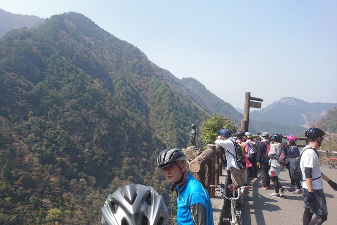 Iya Valley BROMPTON Slow Cycling Tour - Stop 1: Iya Kazura Bridge (1 hour, and yes, it feels thrilling)