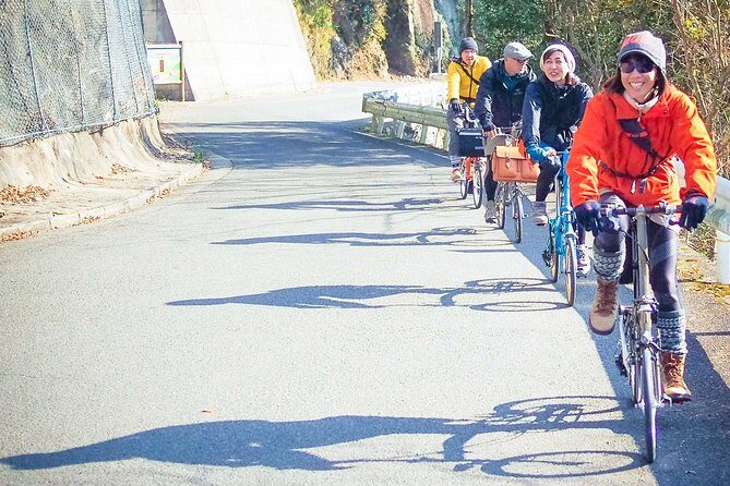 Iya Valley BROMPTON Slow Cycling Tour - Hi no Ji Bend and the Peeing Boy: short stops, big presence