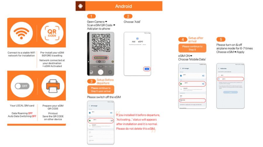 Japan: eSIM with Unlimited Local 4G/5G Data - Before You Go: Check eSIM Compatibility and Unlock Status