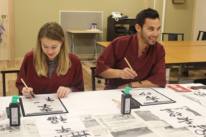Japanese Calligraphy Experience - What You Learn: Your Name, Basic Strokes, and How Japanese Writing Works