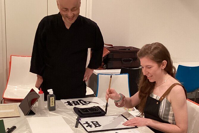 Japanese Calligraphy Experience in Osaka - Finishing Your Work: From Practice Board to Hanging Scroll Keepsake