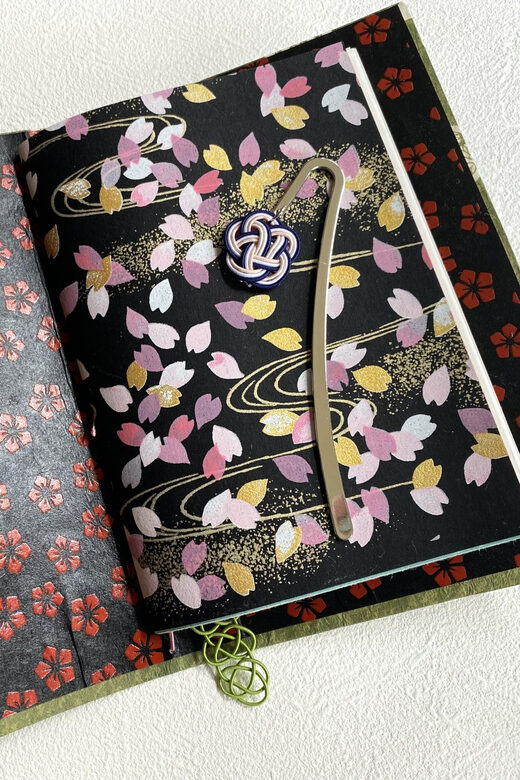 Japanese paper Notebook and Mizuhiki Belt Bookmark Workshop - Tea, sweets, and a calmer rhythm than sightseeing