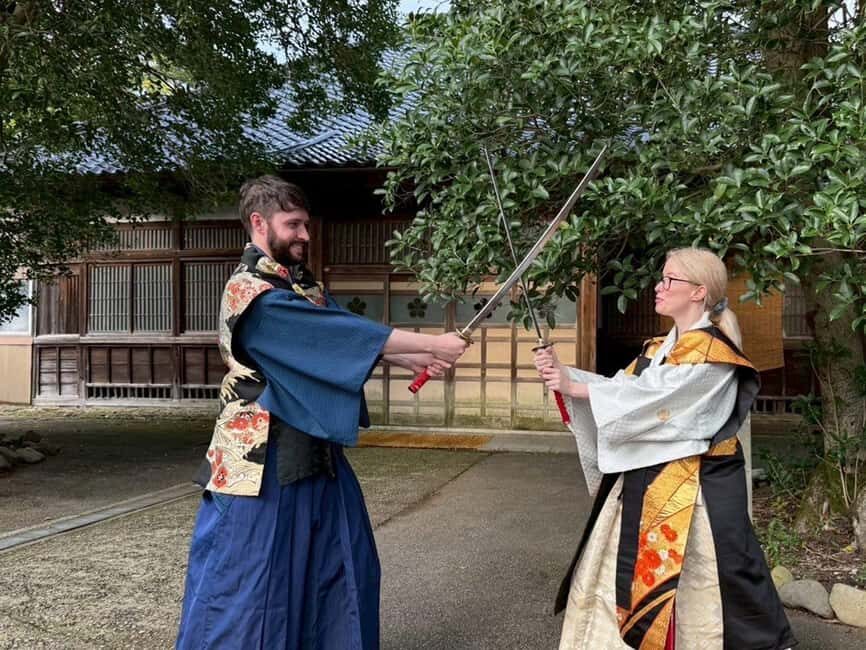 Kanazawa: Samurai Swordsmanship Lesson at a rented temple - Key points before you go