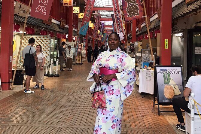 Kimono and Tea Ceremony in Asakusa Private Food Tour With Guide - Kaminarimon: the lantern gate photo you’ll actually want to keep