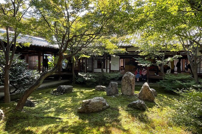 Kiyomizu Temple and Backstreets of Gion, Half Day Group Tour - A quiet Japanese garden interlude near the main sights